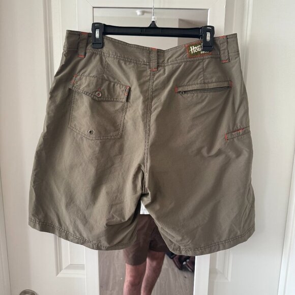 Men's Howler Bros Flat Front Shorts Size 35 Color Taupe - Picture 3 of 3